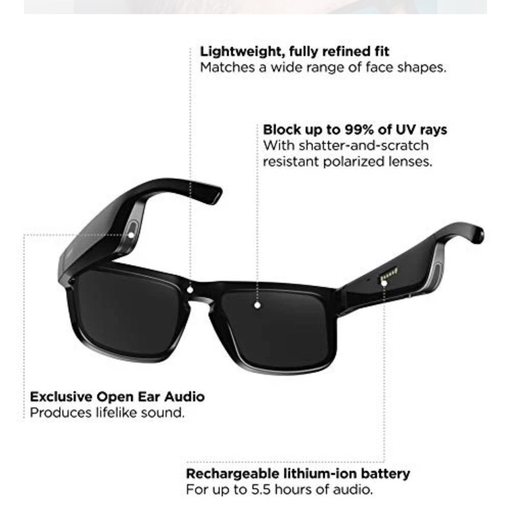 Bose Frames Tenor Smart Glasses Bluetooth Audio - image 2